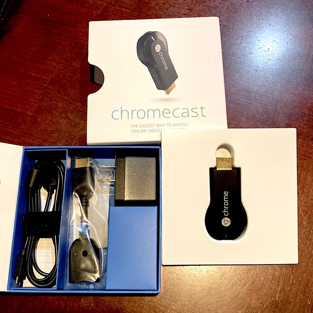 Google 1st Gen Chromecast. Open Box. Never used